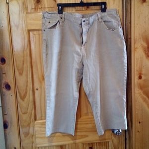 Diane Gilman Tan Capris